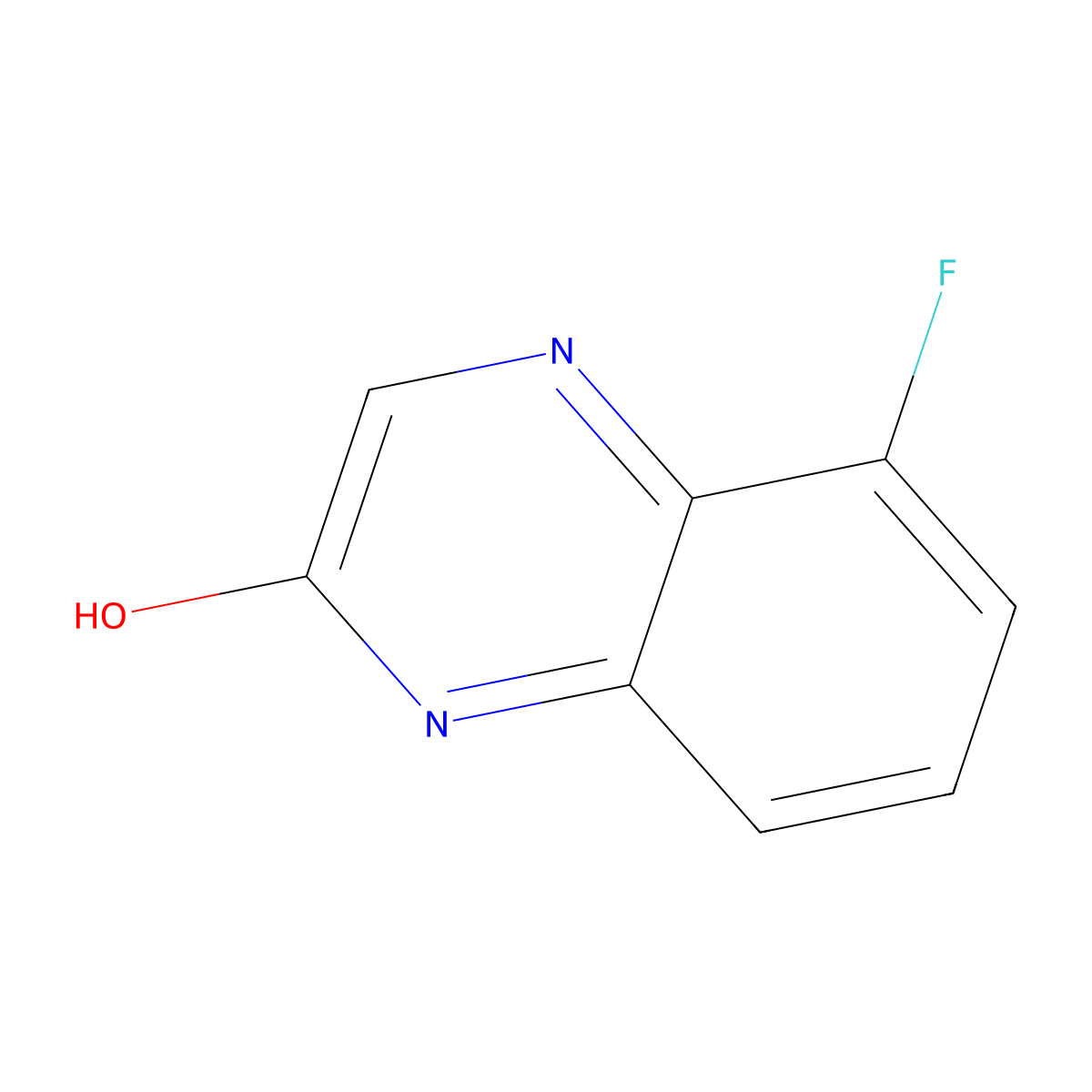 5-Fluoroquinoxalin-2-ol molecular structure, CAS 55687-16-6