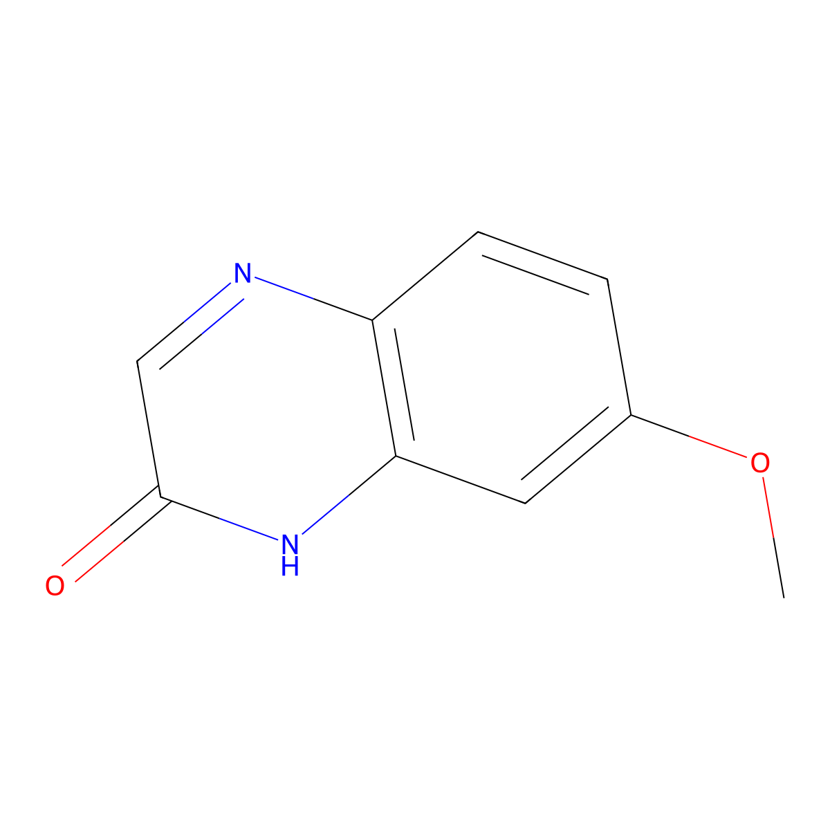 7-Methoxy-1,2-dihydroquinoxalin-2-one molecular structure, CAS 55687-30-4
