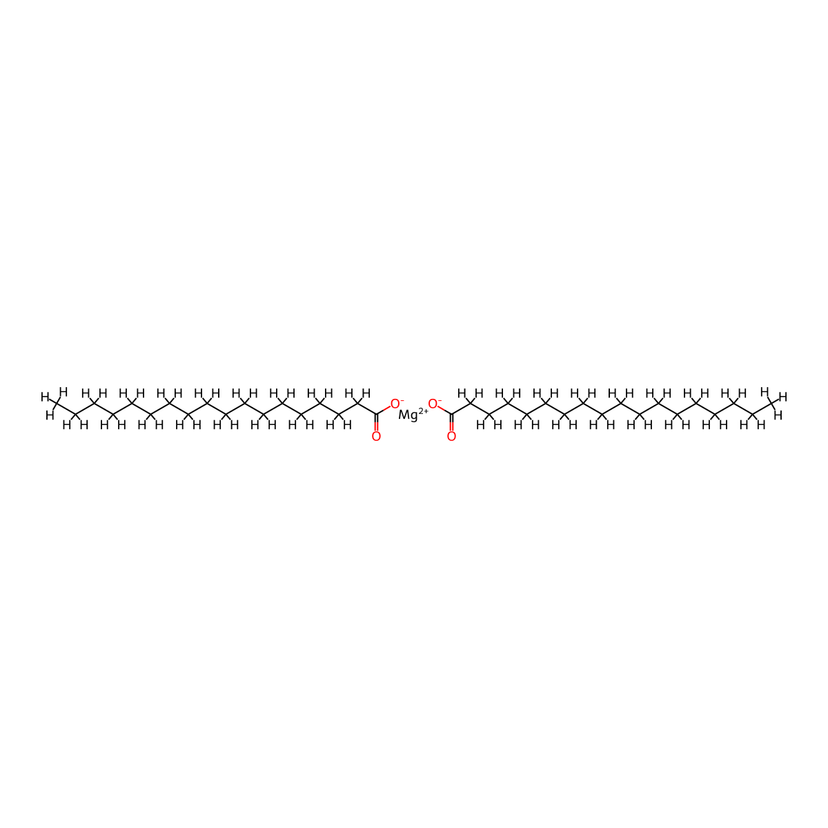 Magnesium Stearate molecular structure, CAS 557-04-0