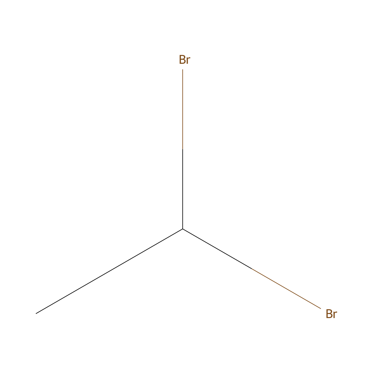 1,1-Dibromoethane molecular structure, CAS 557-91-5