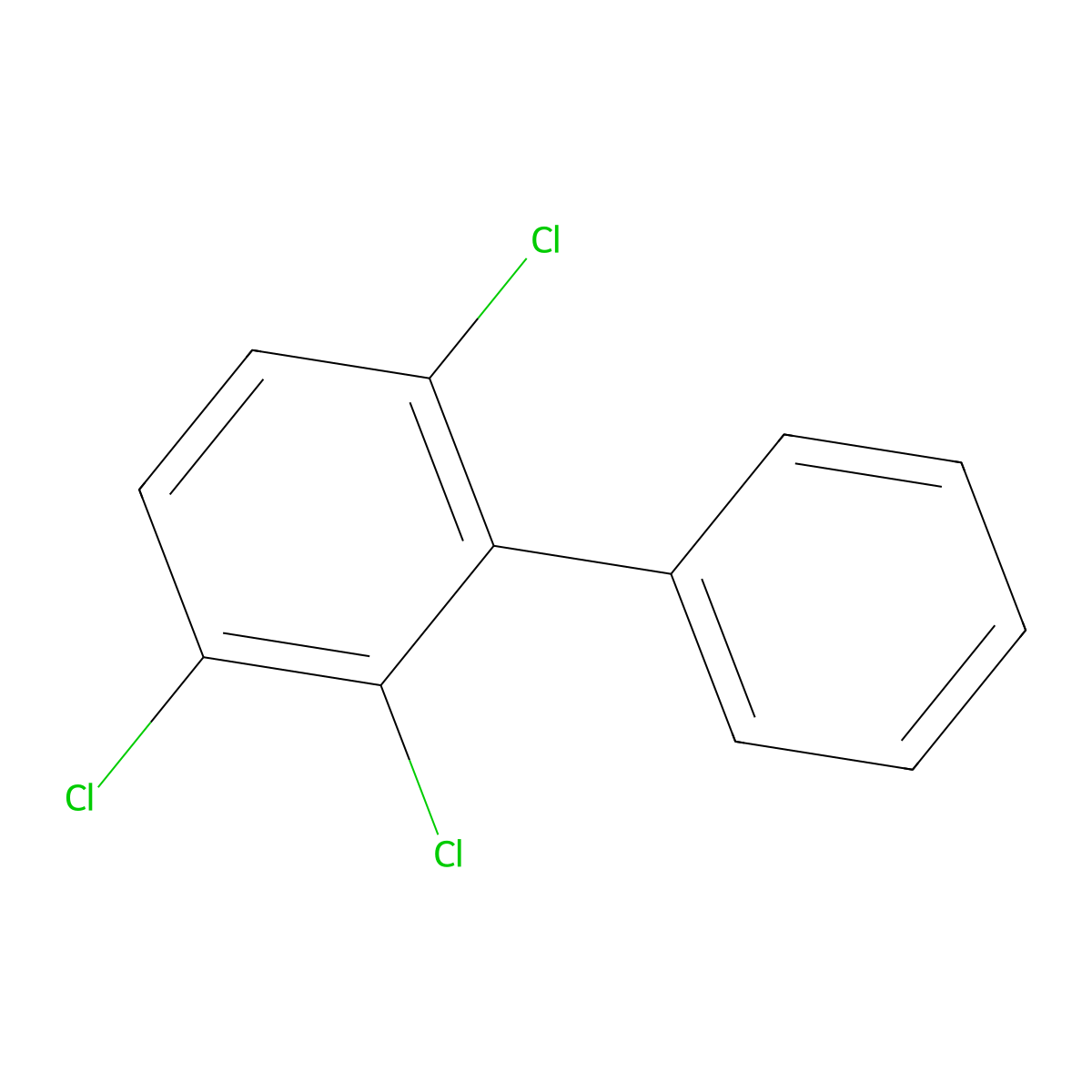 2,3,6-Trichlorobiphenyl molecular structure, CAS 55702-45-9