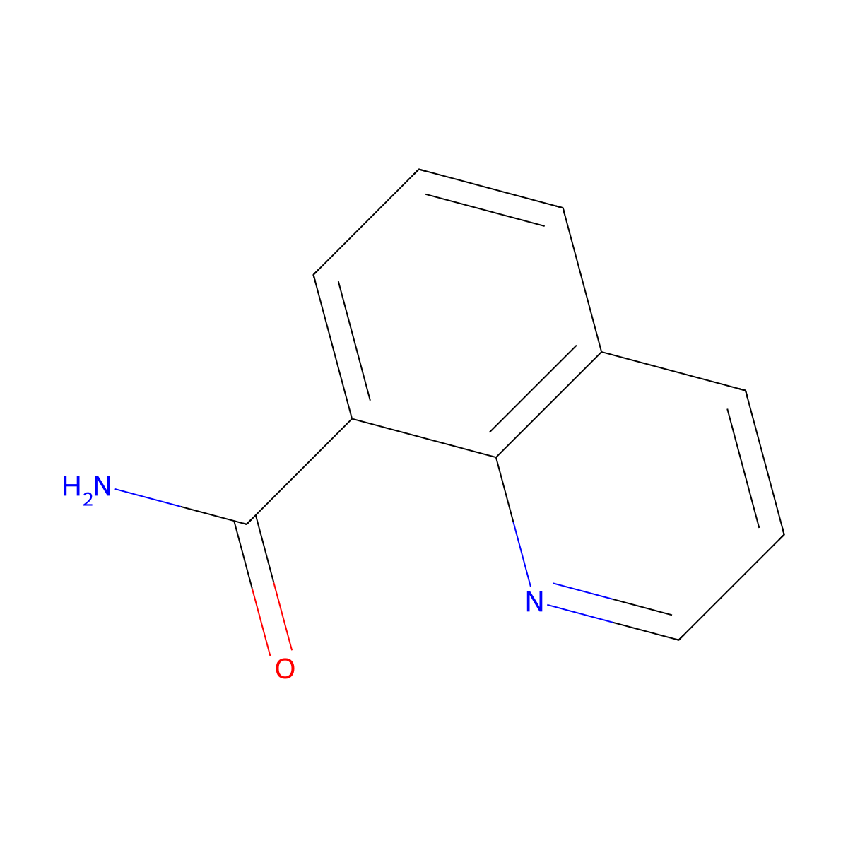 Quinoline-8-carboxamide molecular structure, CAS 55706-61-1