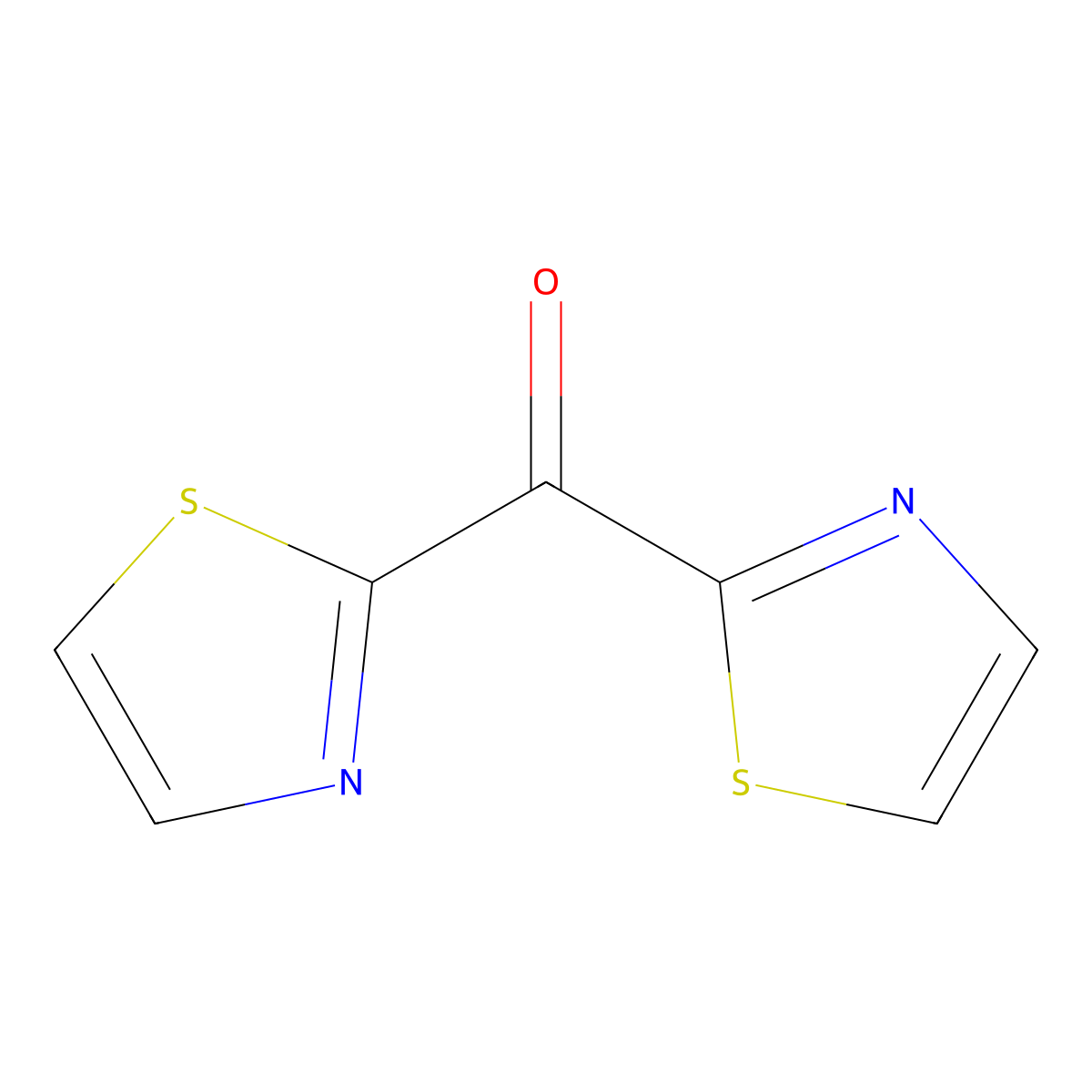 Di(2-thiazolyl)methanone molecular structure, CAS 55707-55-6