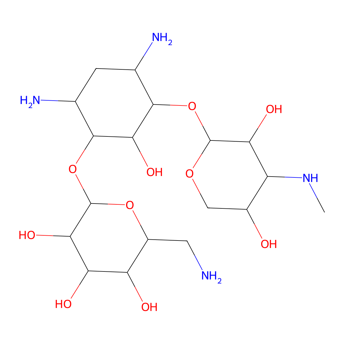 Gentamicin A3 molecular structure, CAS 55715-67-8