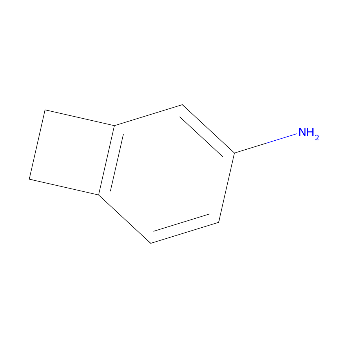 Bicyclo[4.2.0]octa-1,3,5-trien-3-amine molecular structure, CAS 55716-66-0