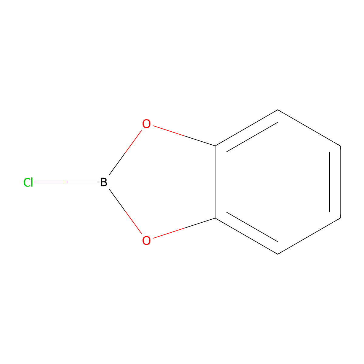 2-Chloro-1,3,2-benzodioxaborole molecular structure, CAS 55718-76-8