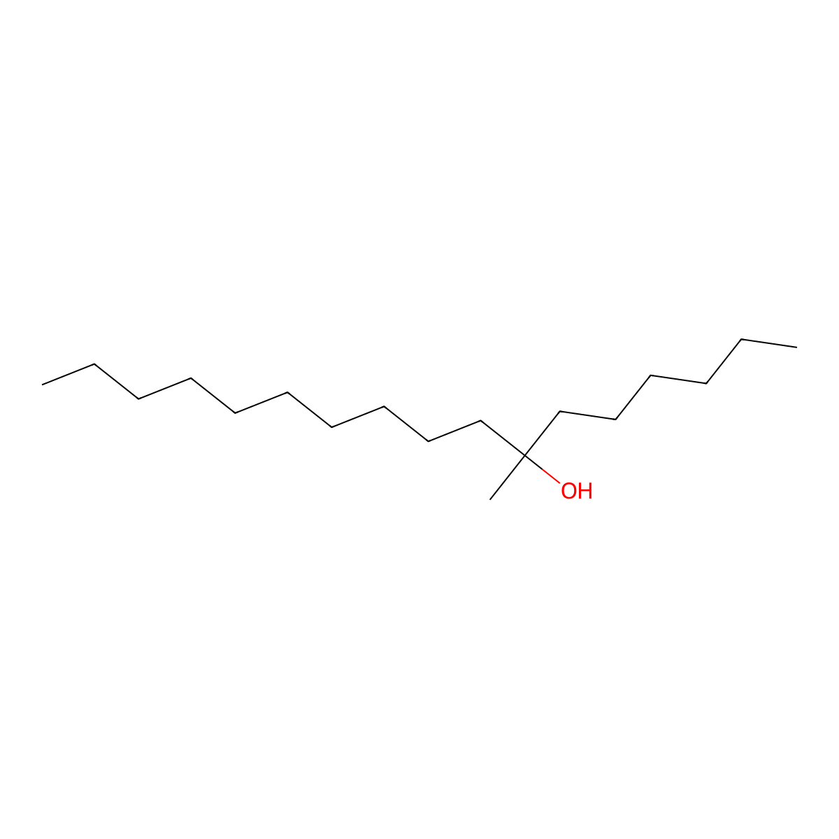 7-Methyl-7-heptadecanol molecular structure, CAS 55723-93-8
