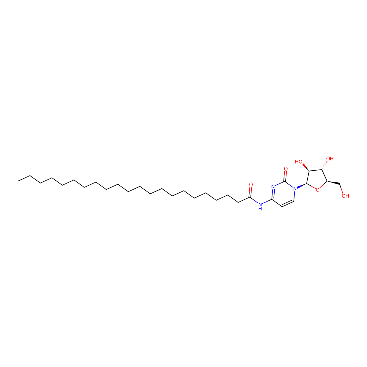 Enocitabine molecular structure, CAS 55726-47-1