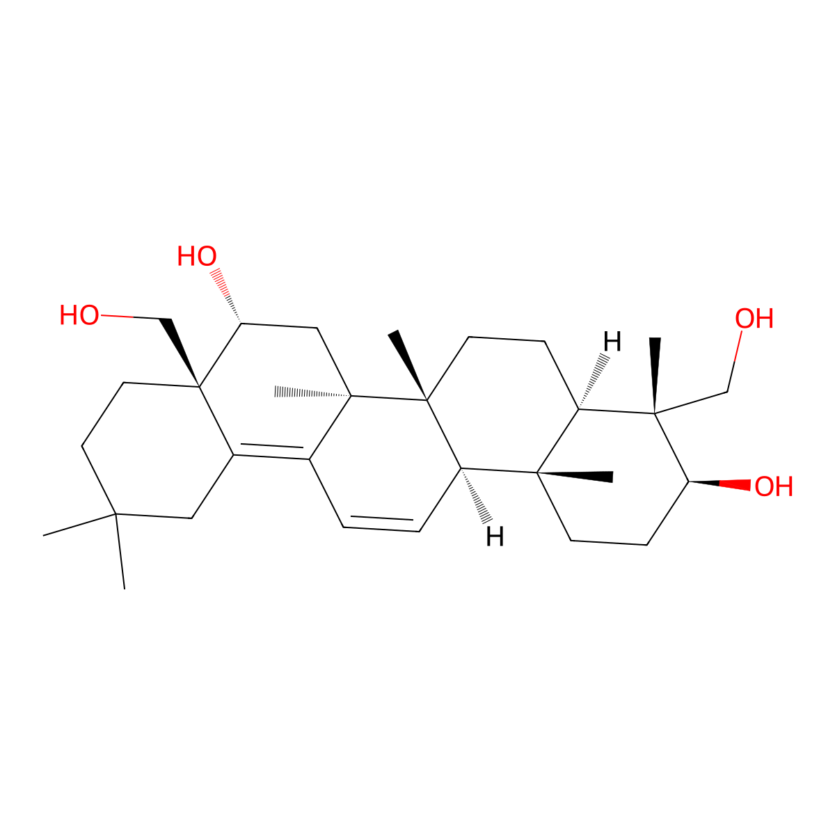 Saikogenin D molecular structure, CAS 5573-16-0