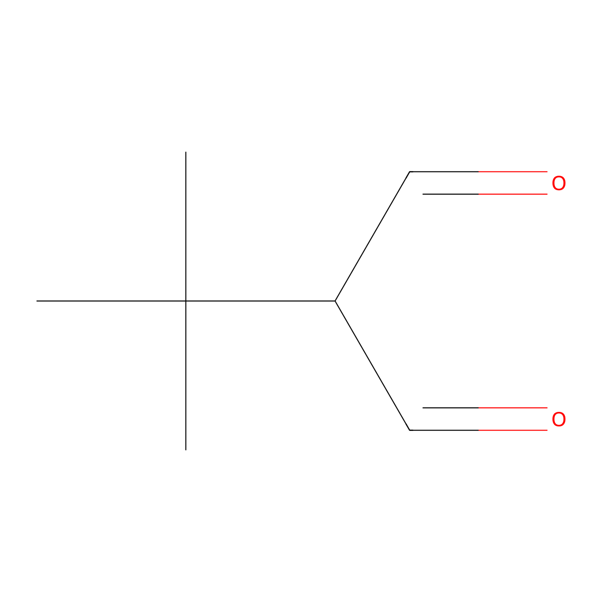 tert-Butylpropanedial molecular structure, CAS 55740-28-8