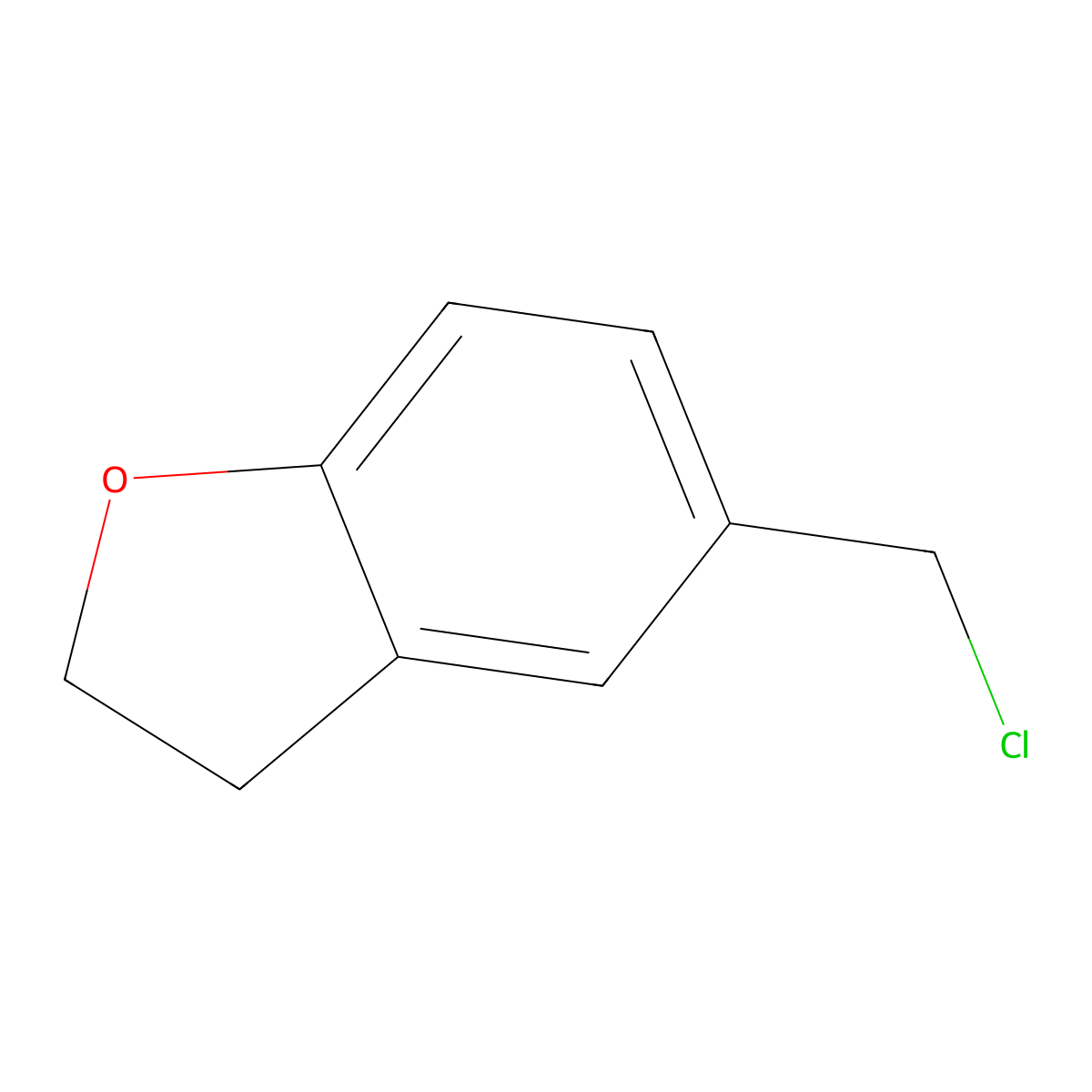 5-(Chloromethyl)-2,3-dihydro-1-benzofuran molecular structure, CAS 55745-68-1