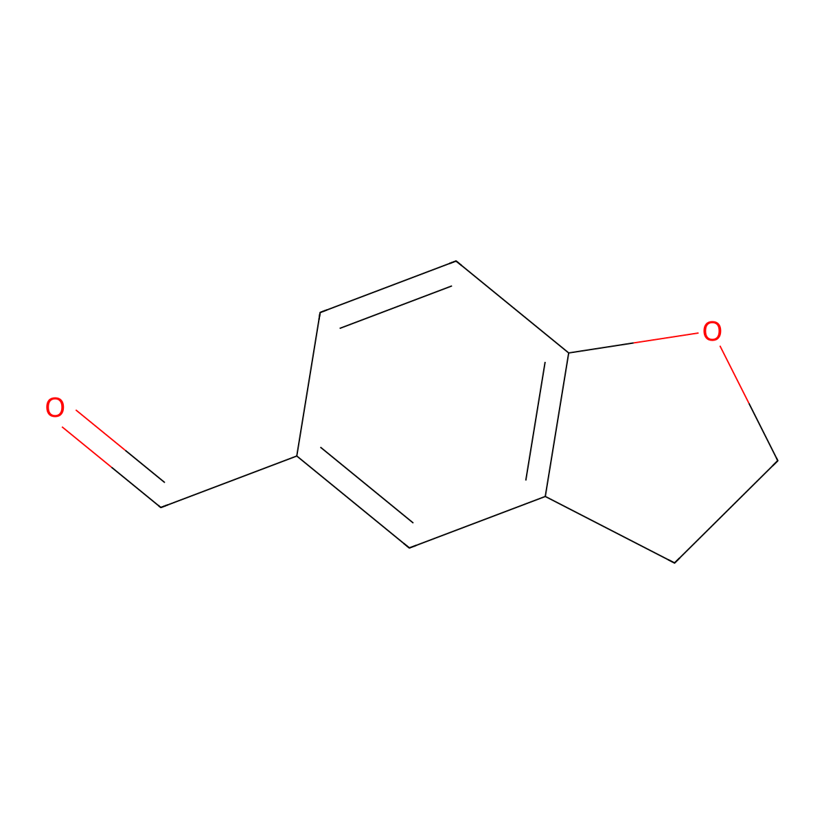 2,3-Dihydrobenzofuran-5-carboxaldehyde molecular structure, CAS 55745-70-5