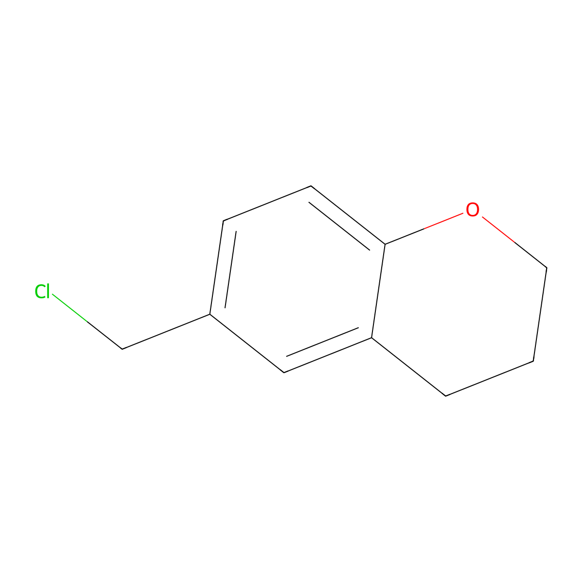6-(Chloromethyl)chroman molecular structure, CAS 55745-79-4