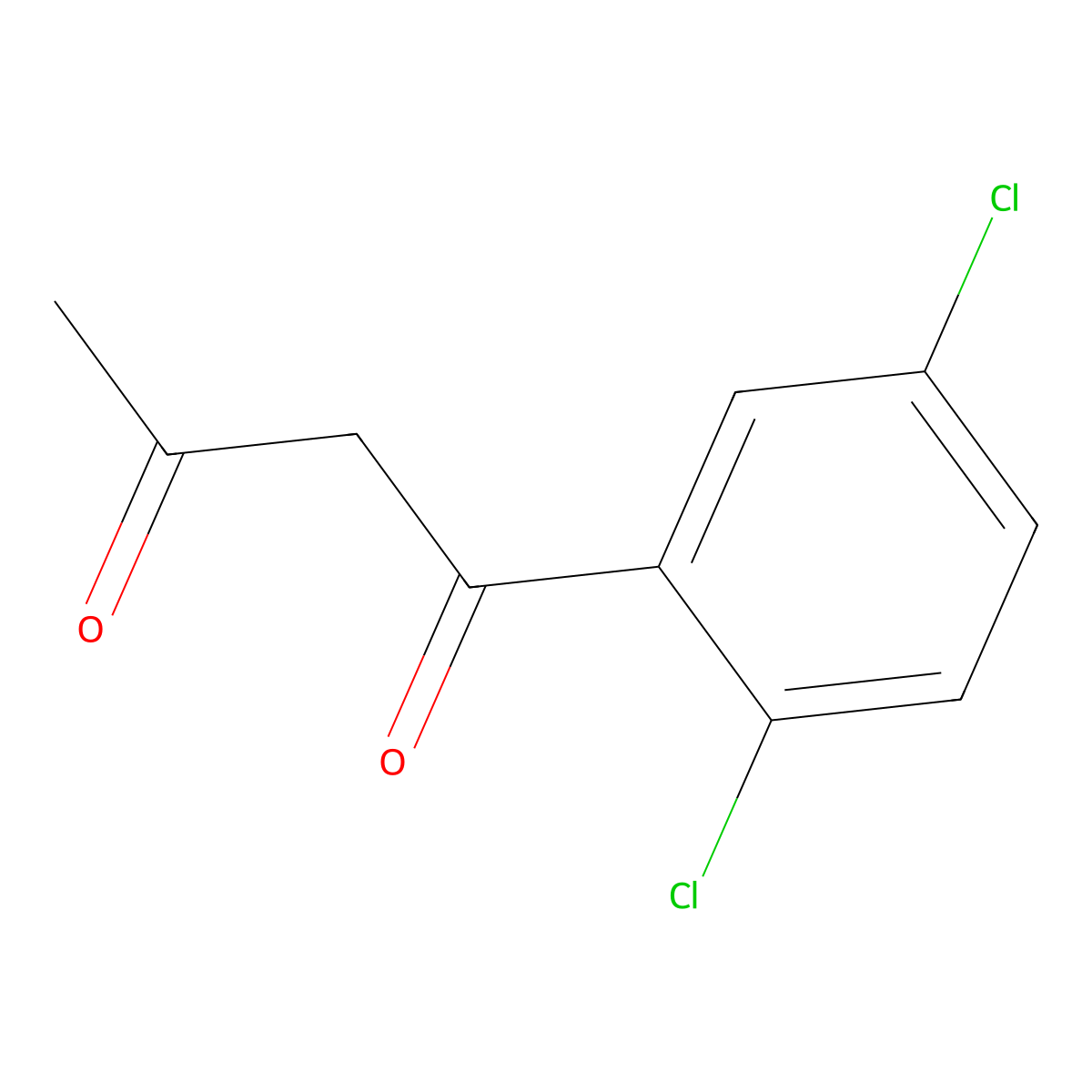 1-(2,5-Dichlorophenyl)butane-1,3-dione molecular structure, CAS 55748-81-7