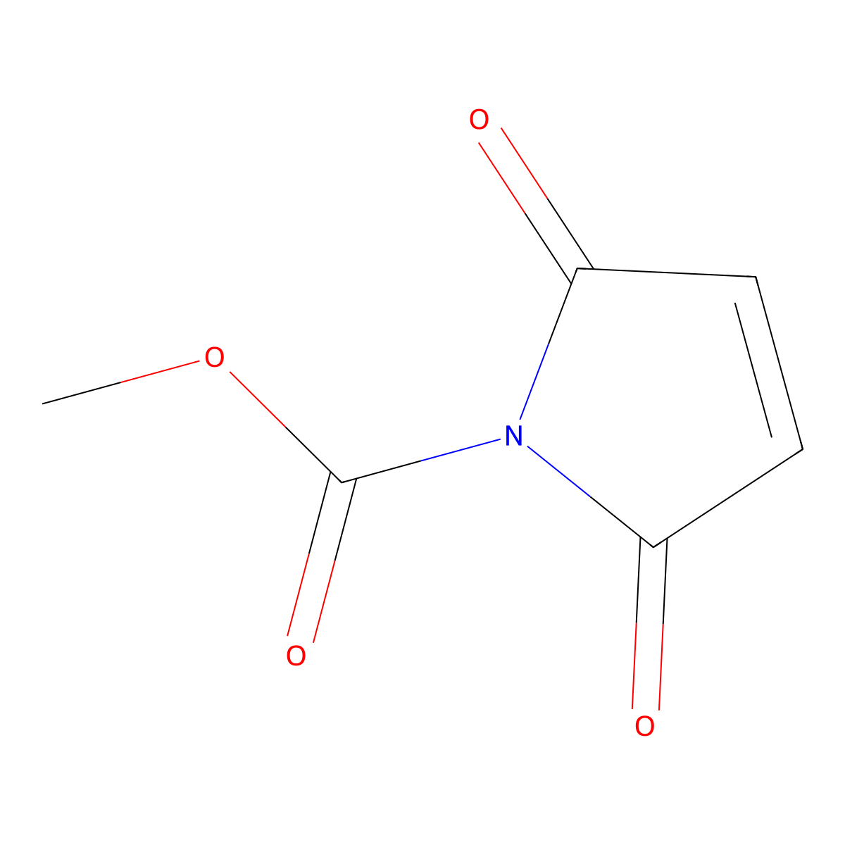 N-(Methoxycarbonyl)maleimide molecular structure, CAS 55750-48-6