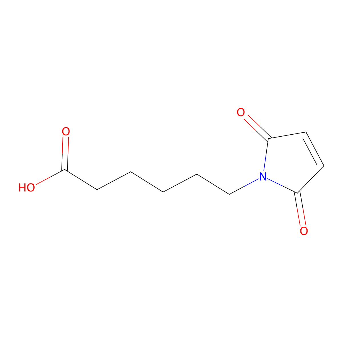 6-Maleimidohexanoic acid molecular structure, CAS 55750-53-3