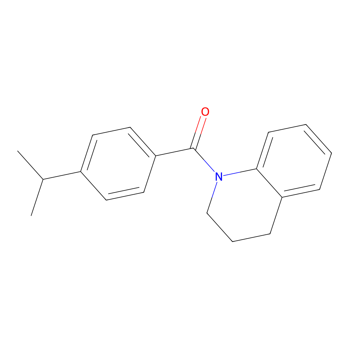 1-(4-Isopropylbenzoyl)-1,2,3,4-tetrahydroquinoline molecular structure, CAS 557780-39-9