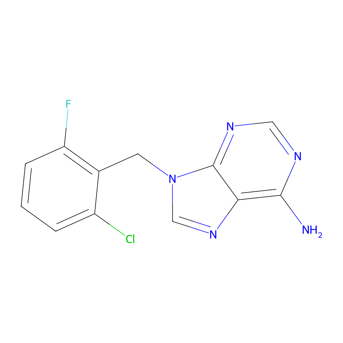 Arprinocid molecular structure, CAS 55779-18-5