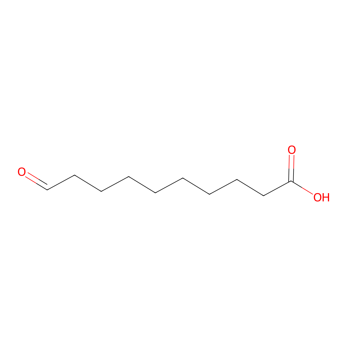 9-Formylnonanoic acid molecular structure, CAS 5578-80-3