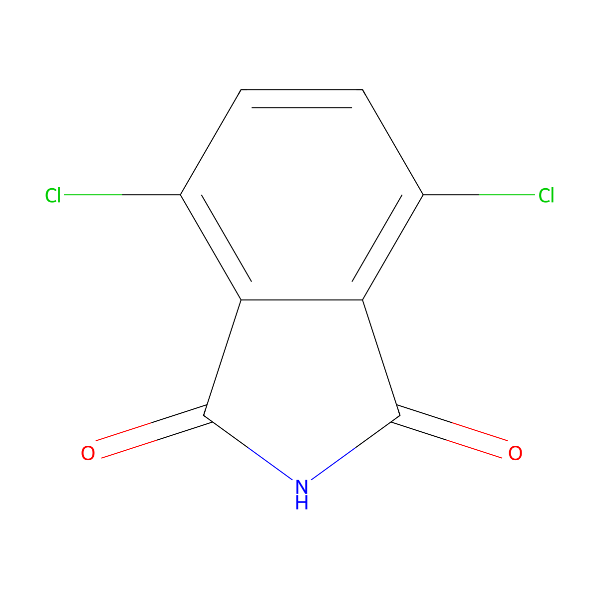 4,7-Dichloroisoindoline-1,3-dione molecular structure, CAS 55789-50-9