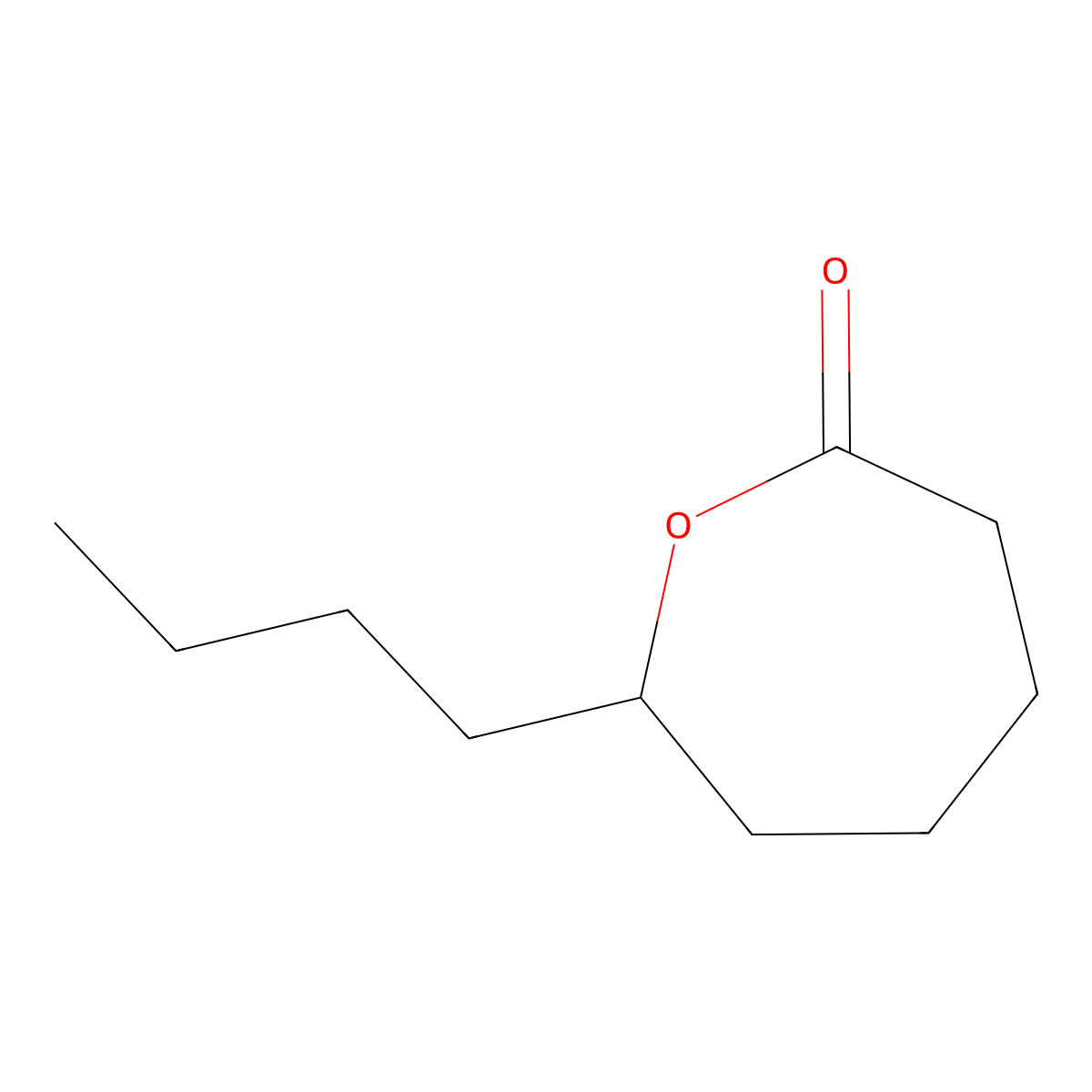 epsilon-DECALACTONE molecular structure, CAS 5579-78-2
