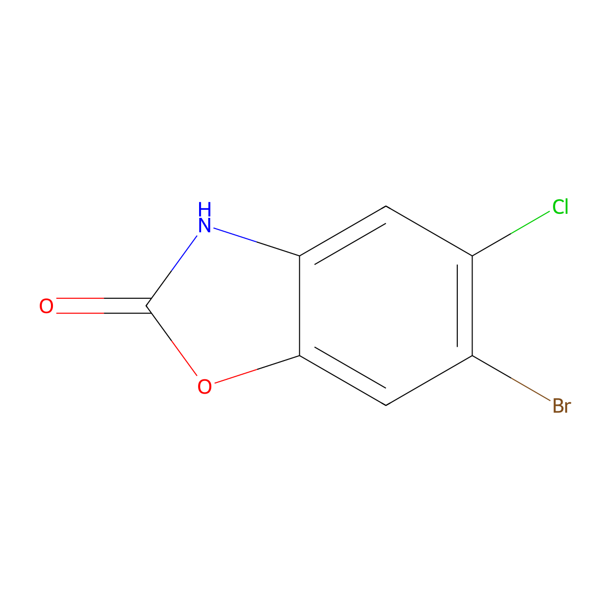 Bromchlorenone molecular structure, CAS 5579-85-1