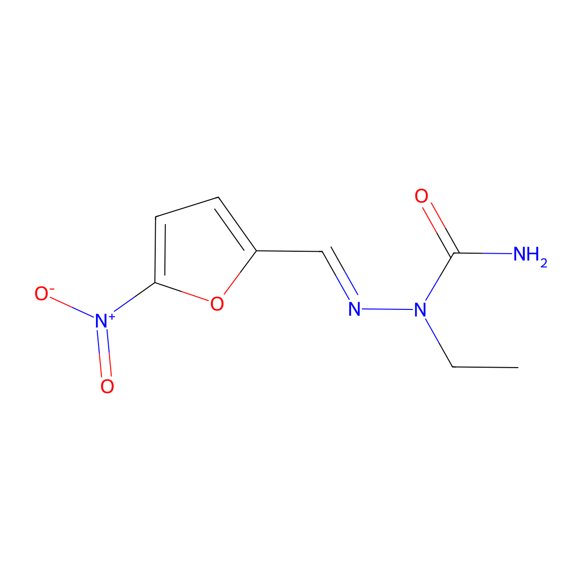 Nifursemizone molecular structure, CAS 5579-89-5
