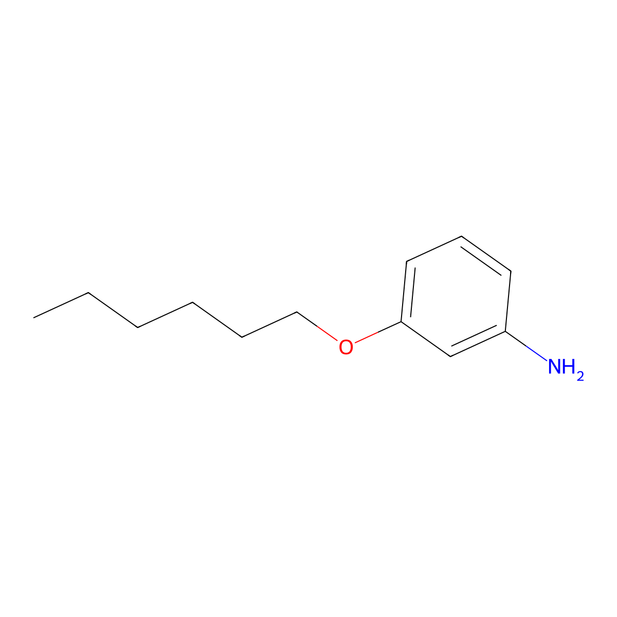 3-(Hexyloxy)aniline molecular structure, CAS 55792-43-3
