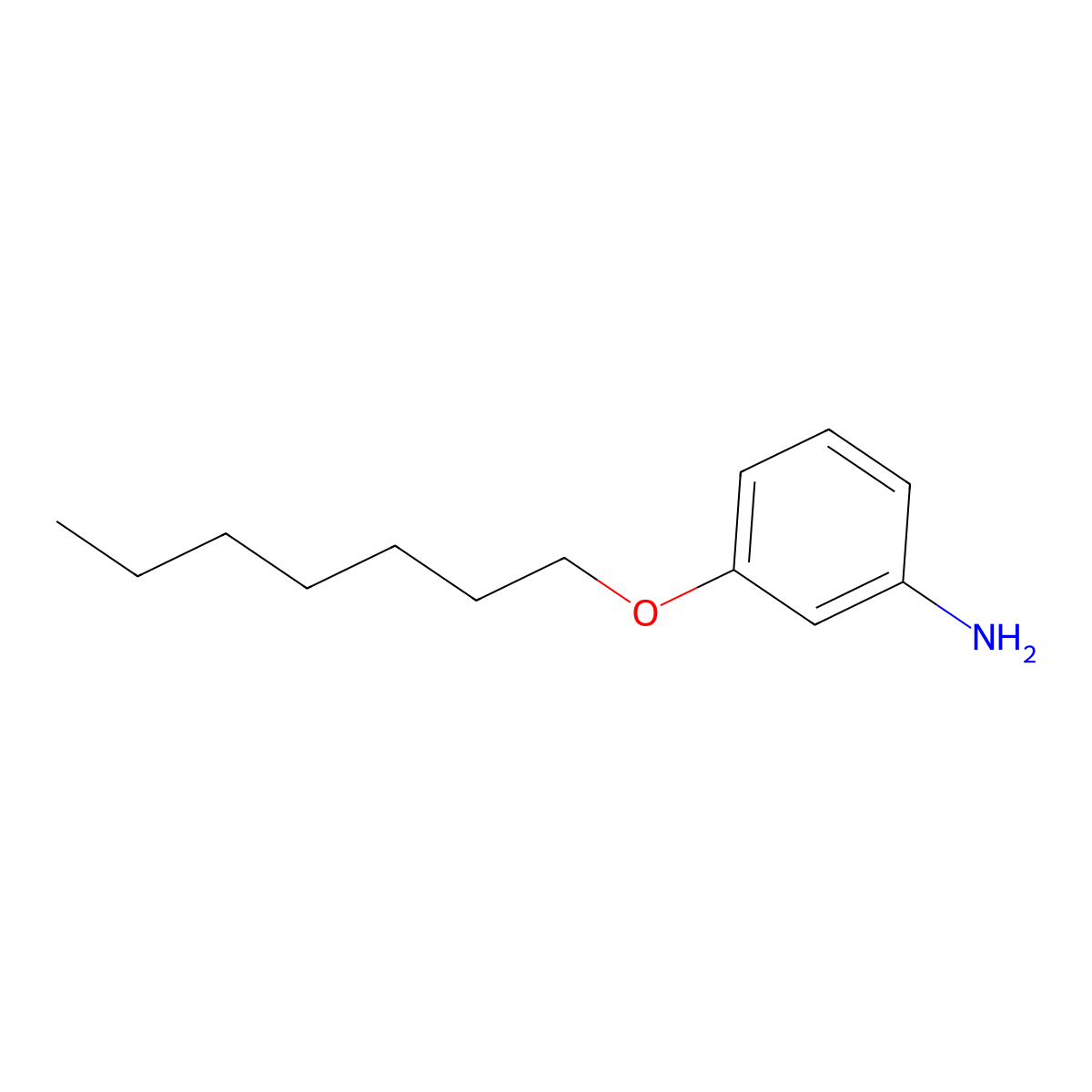 3-(Heptyloxy)aniline molecular structure, CAS 55792-45-5
