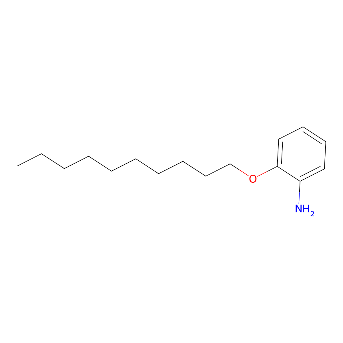 2-(Decyloxy)-aniline molecular structure, CAS 55792-49-9