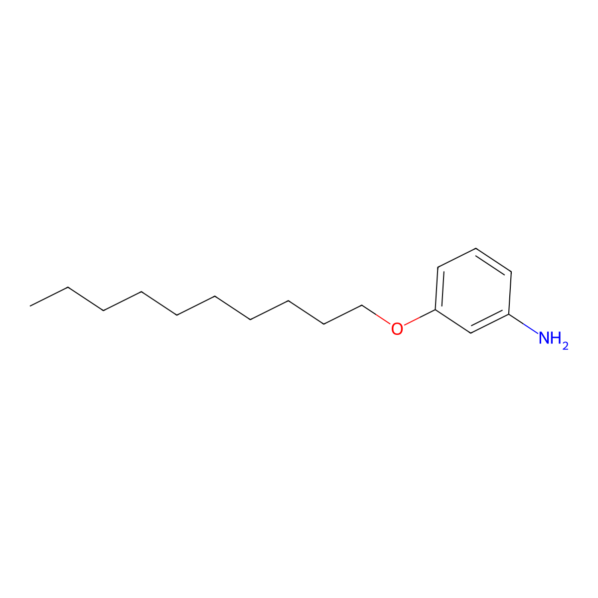 3-(Decyloxy)aniline molecular structure, CAS 55792-50-2