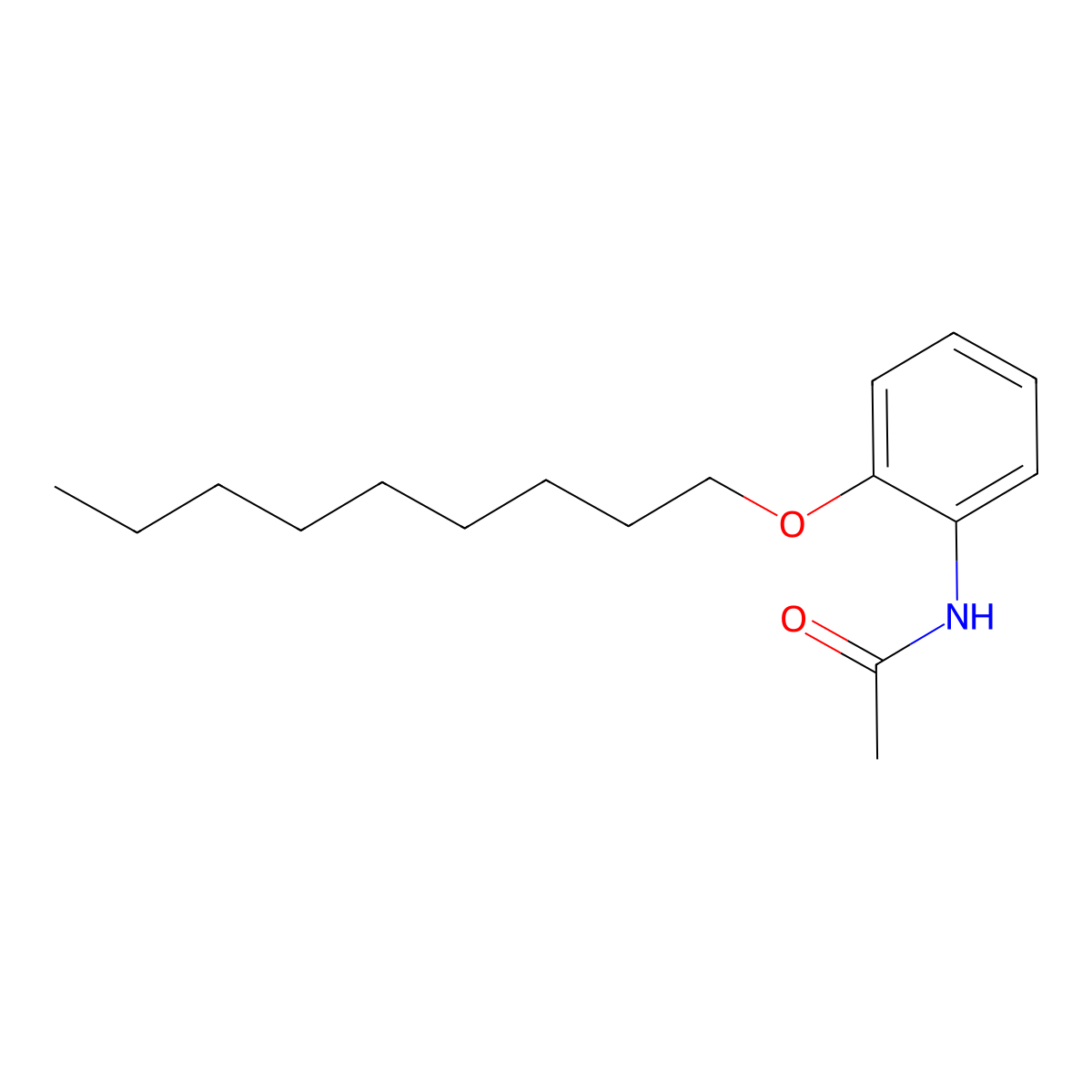 N-[2-(Nonyloxy)phenyl]acetamide molecular structure, CAS 55792-64-8