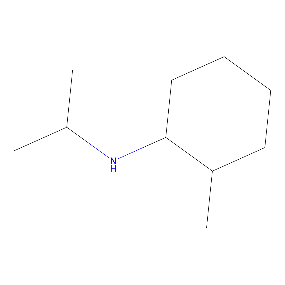 2-methyl-N-(propan-2-yl)cyclohexan-1-amine molecular structure, CAS 55794-83-7