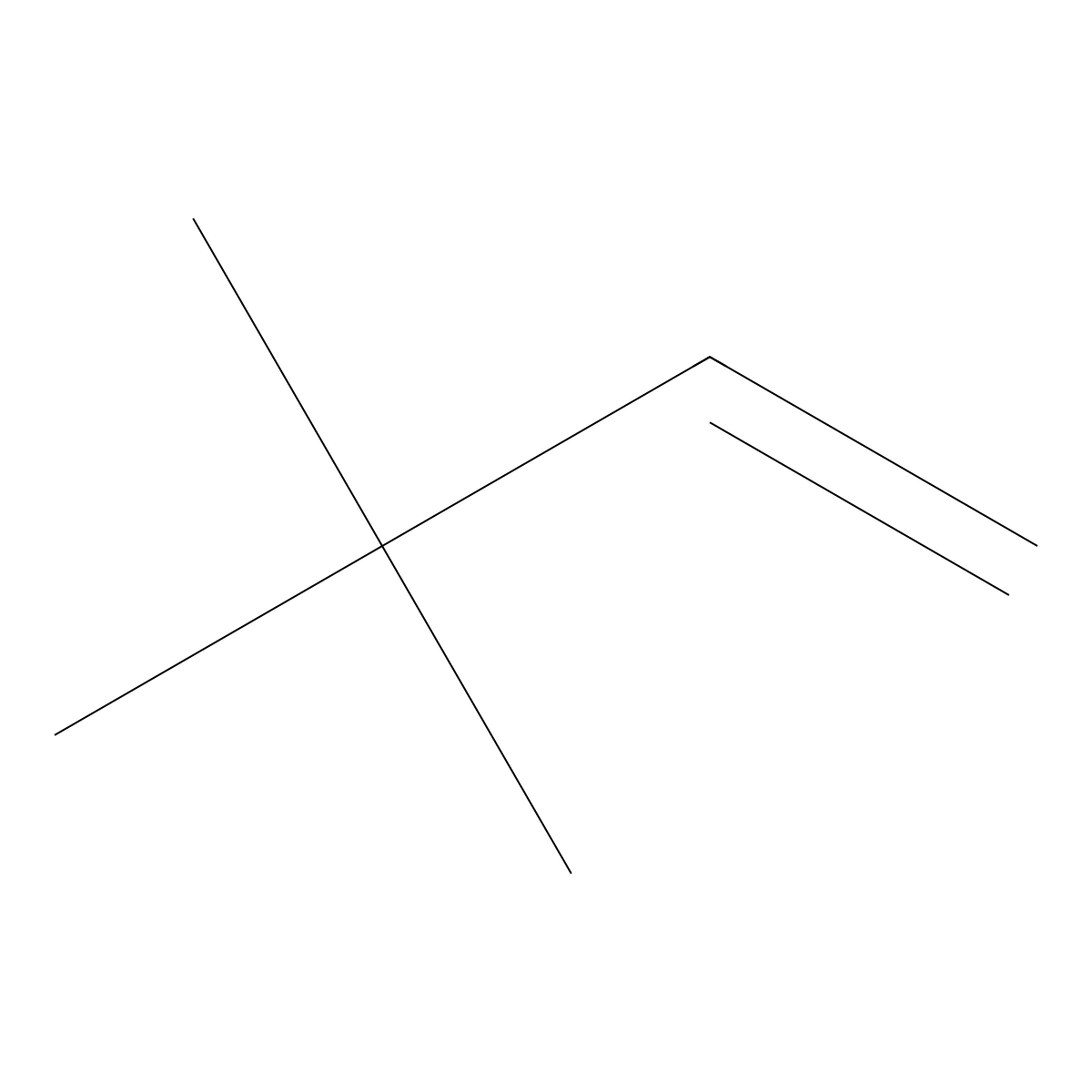 3,3-Dimethyl-1-butene molecular structure, CAS 558-37-2