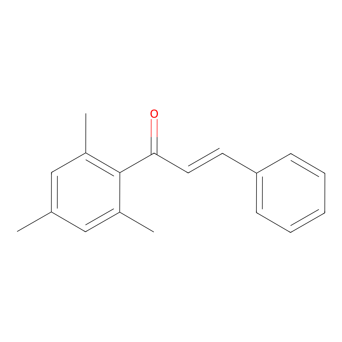 2',4',6'-Trimethylchalcone molecular structure, CAS 55800-30-1