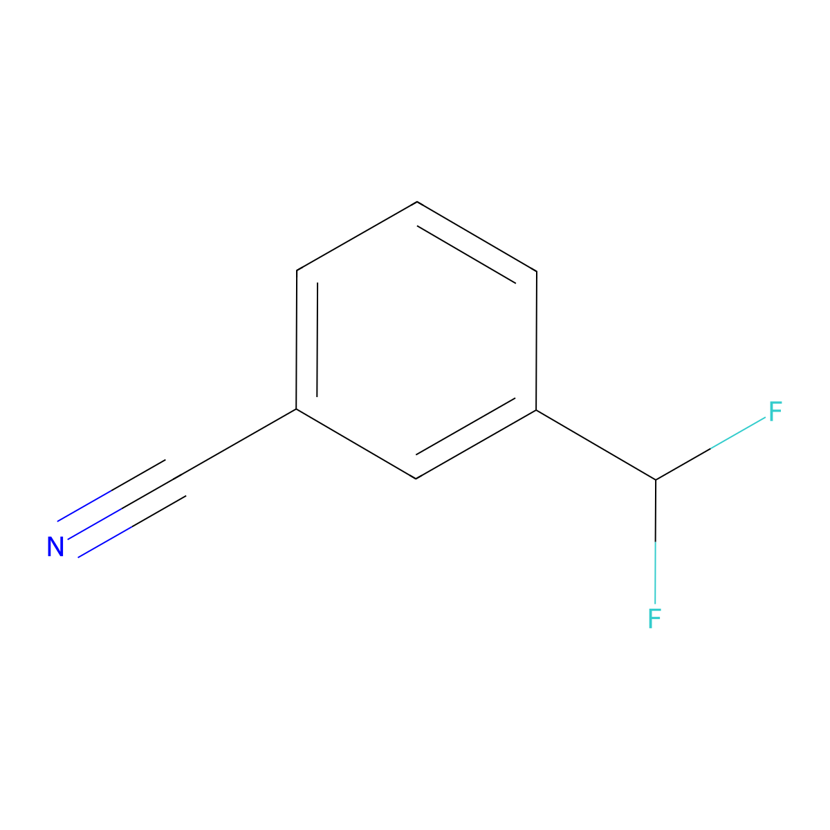 3-(Difluoromethyl)benzonitrile molecular structure, CAS 55805-13-5