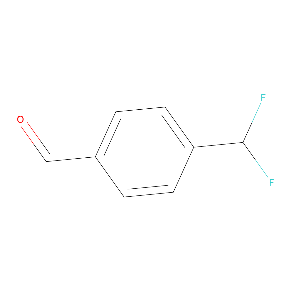 4-(Difluoromethyl)benzaldehyde molecular structure, CAS 55805-29-3