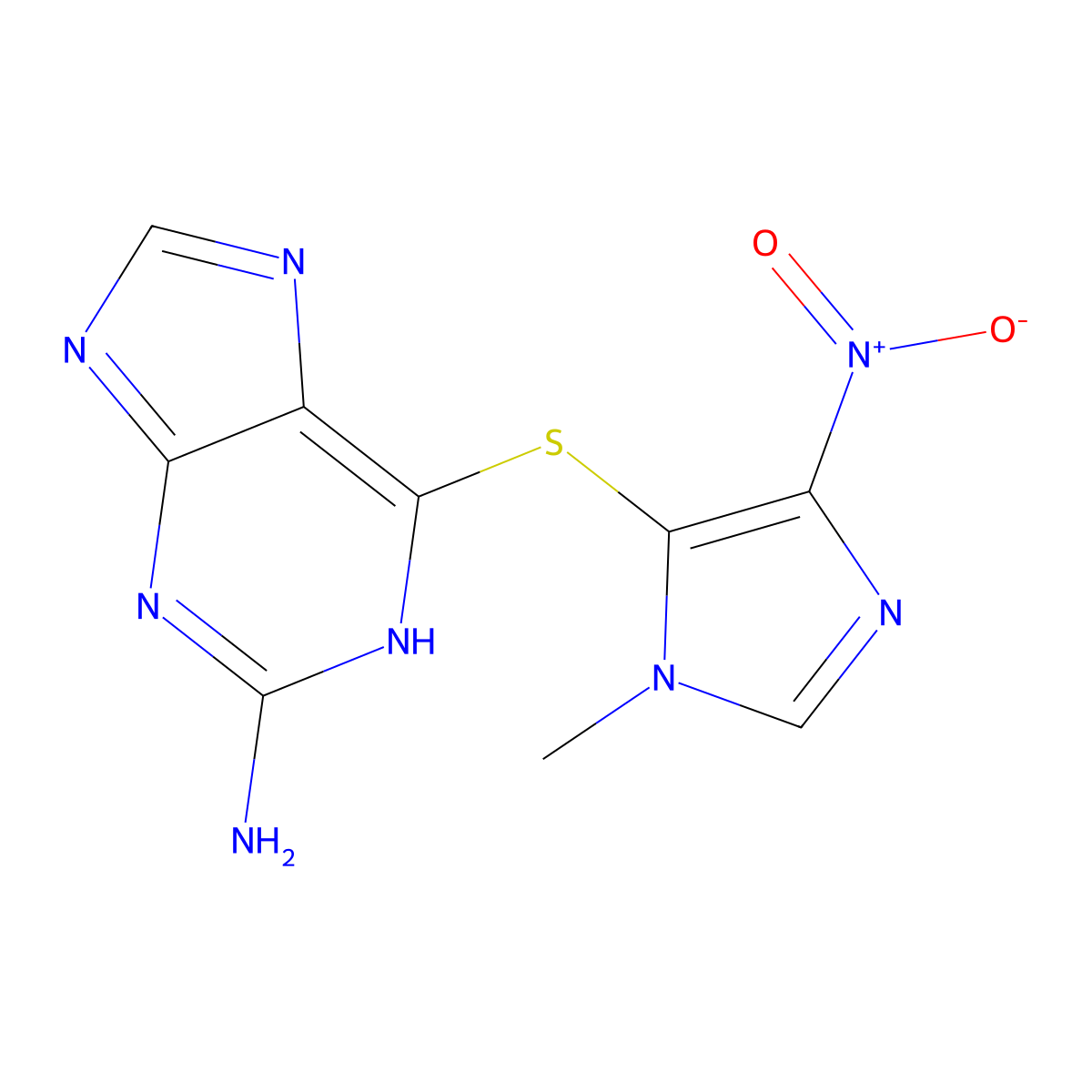 Thiamiprine molecular structure, CAS 5581-52-2