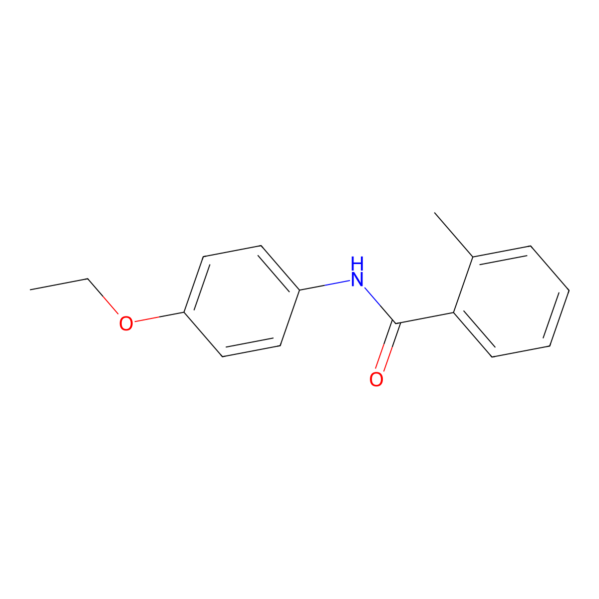 O-Tolu-P-phenetidide molecular structure, CAS 55814-39-6