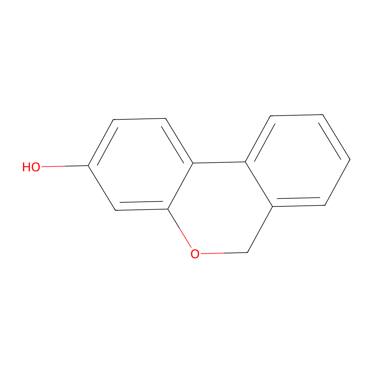 6H-Benzo[c]chromen-3-ol molecular structure, CAS 55815-63-9