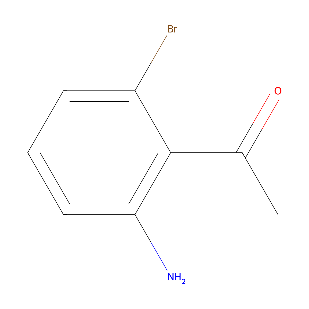 1-(2-Amino-6-bromophenyl)ethanone molecular structure, CAS 55830-09-6