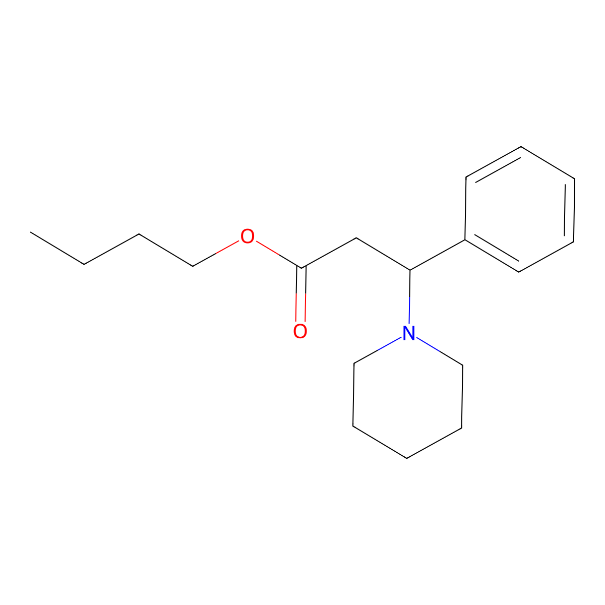 Butaverine molecular structure, CAS 55837-14-4