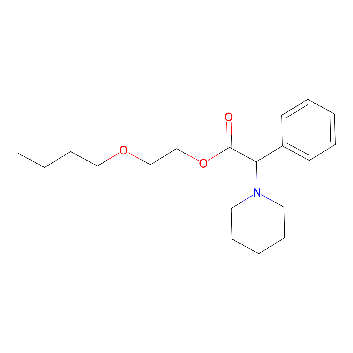 Butopiprine molecular structure, CAS 55837-15-5