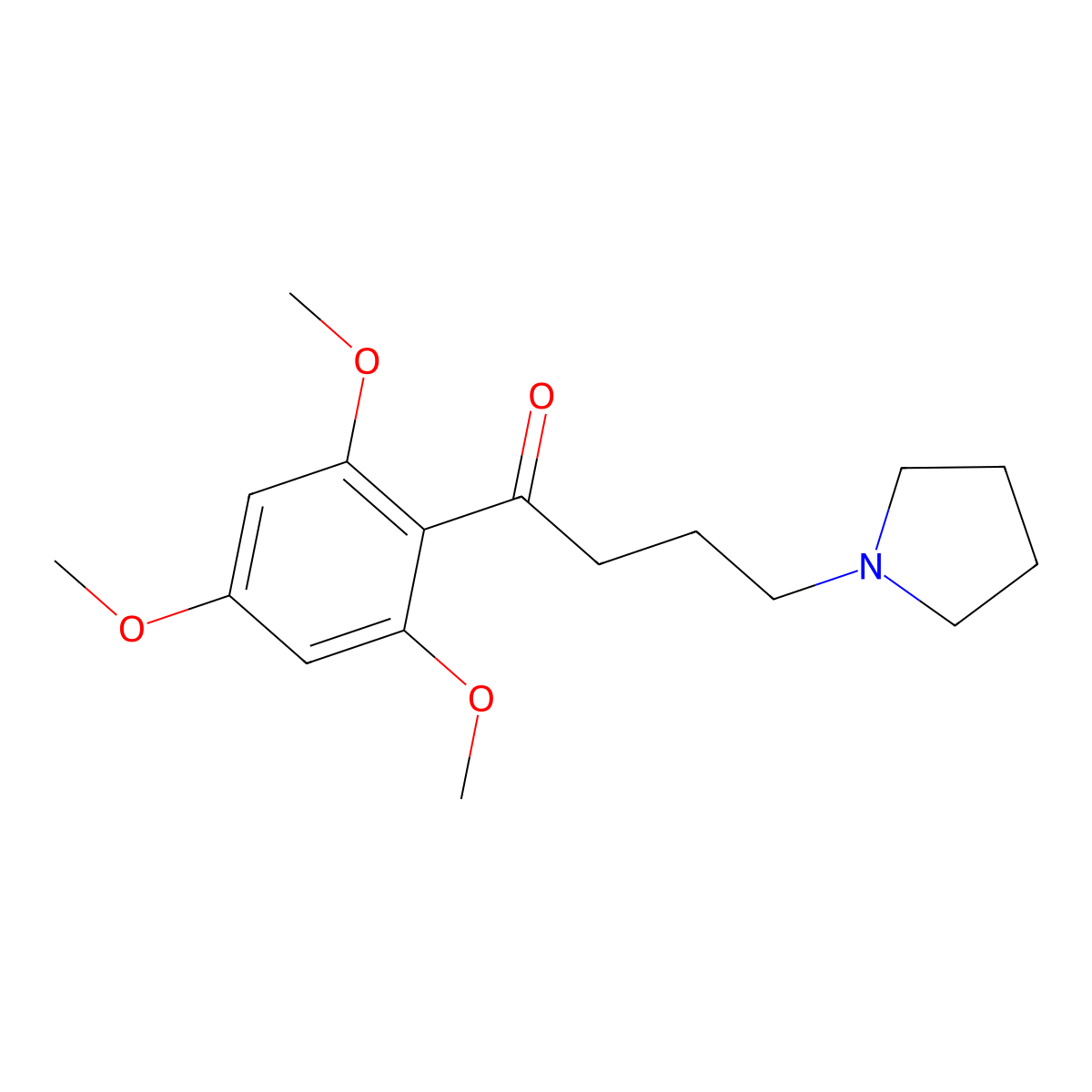 Buflomedil molecular structure, CAS 55837-25-7