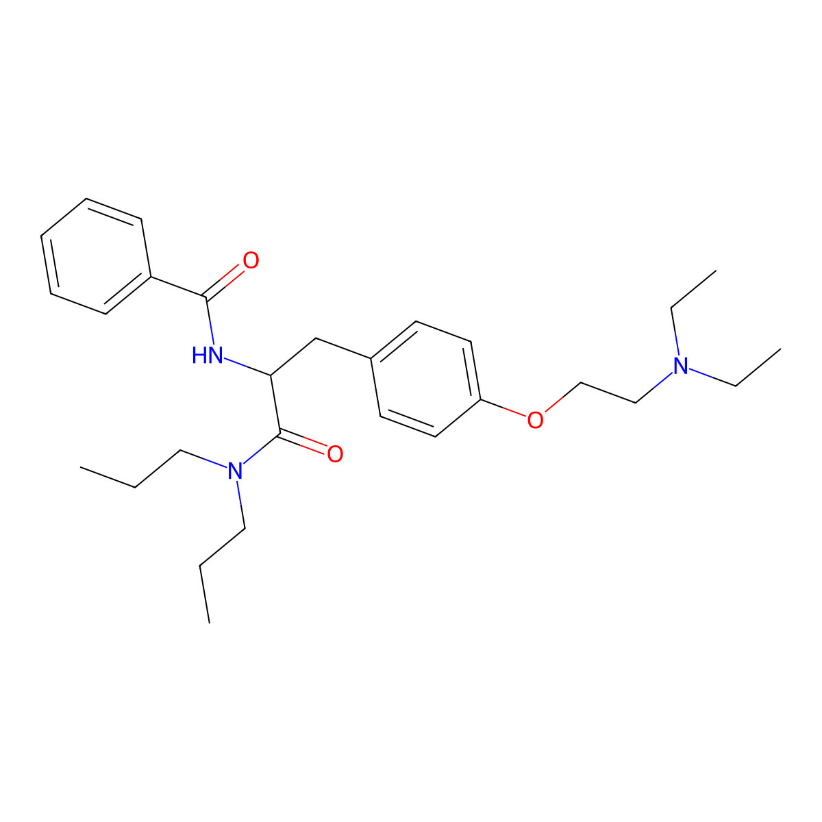 Tiropramide molecular structure, CAS 55837-29-1