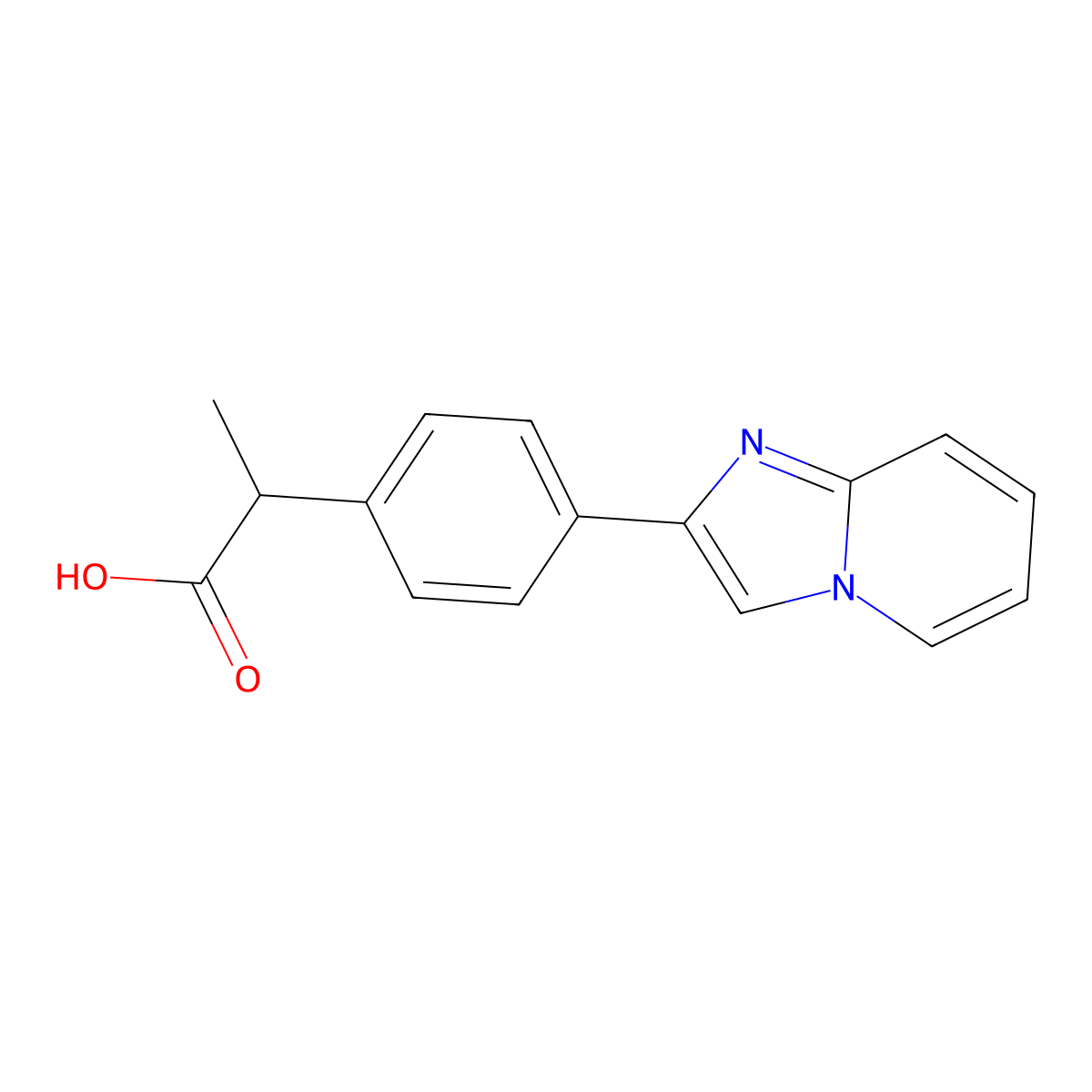 Miroprofen molecular structure, CAS 55843-86-2
