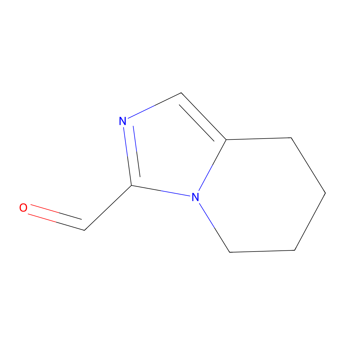 5,6,7,8-Tetrahydroimidazo[1,5-a]pyridine-3-carbaldehyde molecular structure, CAS 558446-99-4