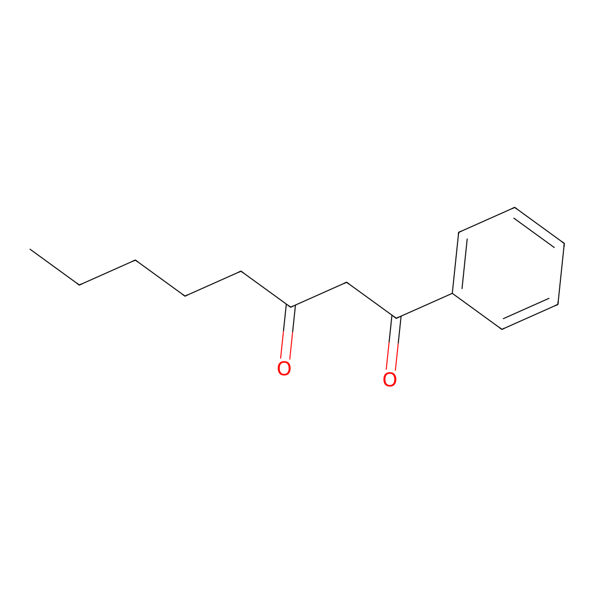 1-Phenyloctane-1,3-dione molecular structure, CAS 55846-68-9