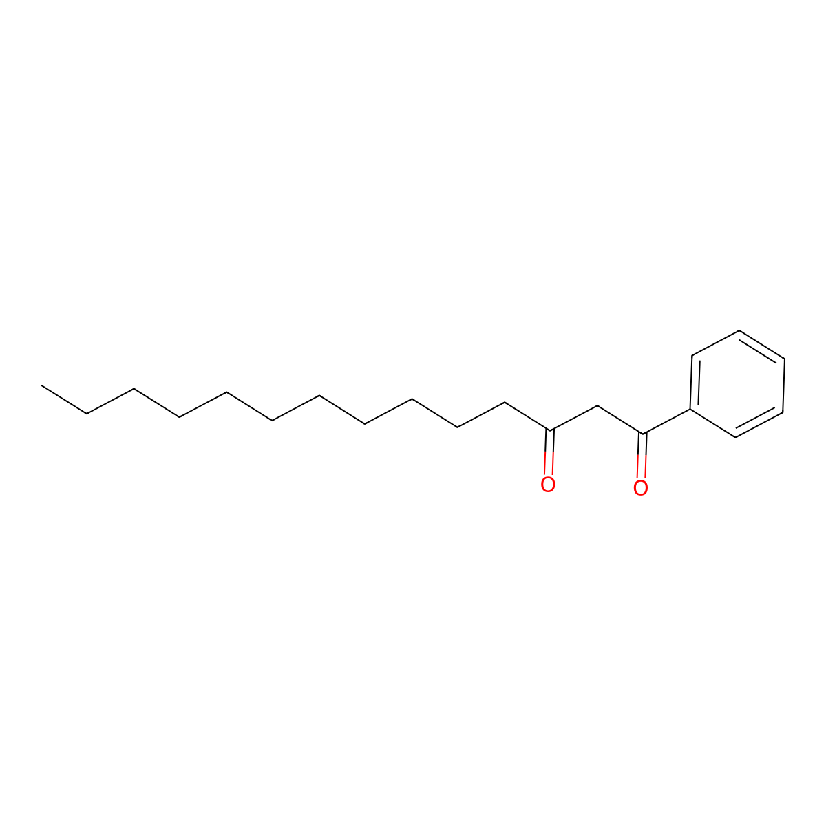 1,3-Tetradecanedione, 1-phenyl- molecular structure, CAS 55846-69-0