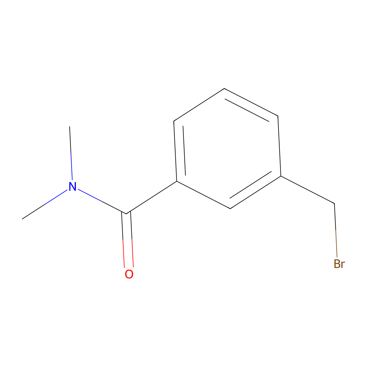3-(Bromomethyl)-N,N-dimethylbenzamide molecular structure, CAS 558465-92-2